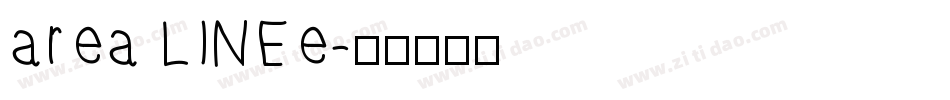 area LINEe字体转换
